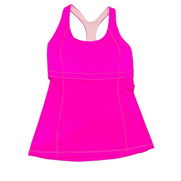 lululemon athletica Tops - Lululemon Women Run Fast Track Raspberry Glo Light  Racerback Power Luxtreme S/6